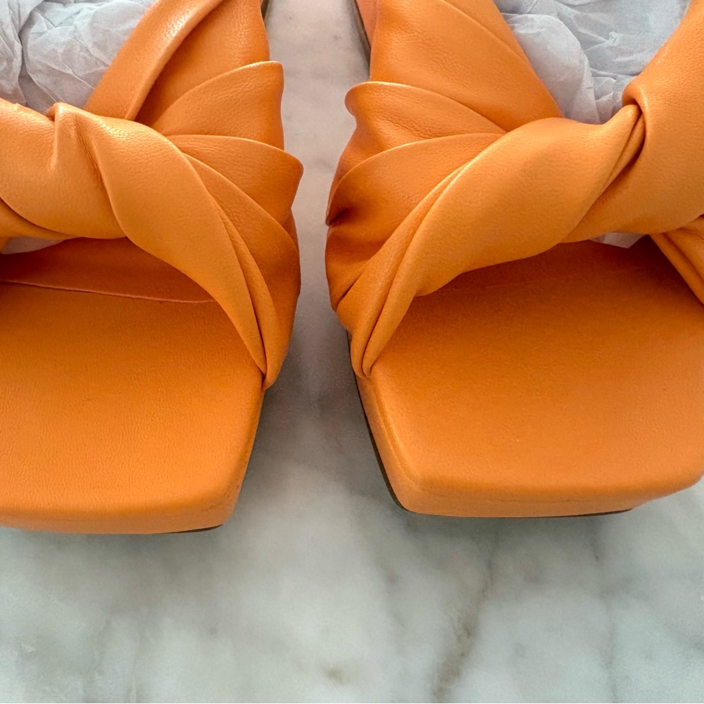 Circus by Sam Edelman Women's MARIANNA Block Heel Sandals in CREAMSICLE - Picture 11 of 14